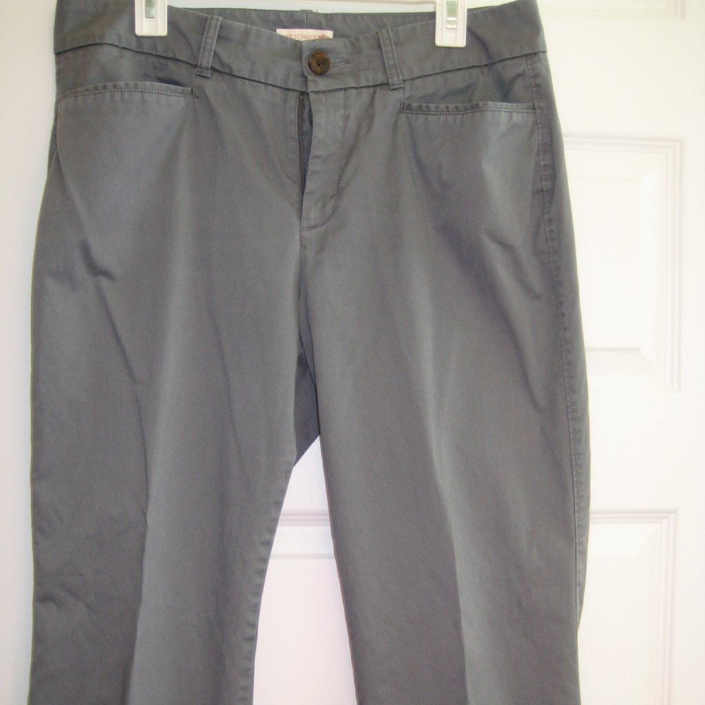 Gray Dockers Size 14m Euc (Missing Button)